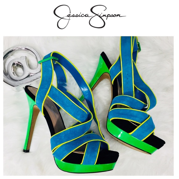 Jessica Simpson Shoes - Genuine Suede Jessica Simpson platform heels.